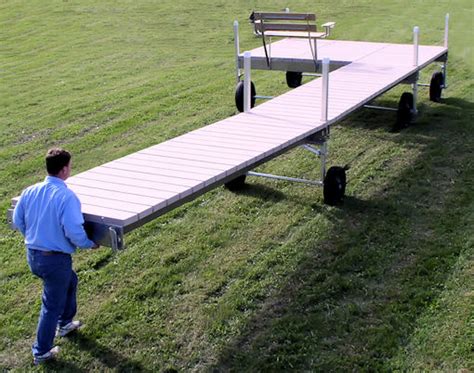 fishing dock|Portable Aluminum Boat & Lake Docks .